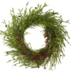 Christmas Land Gold, Red & Green: So This Is Christmas*50″ (127Cm) Green Spray And Red Berry Christmas Wreath