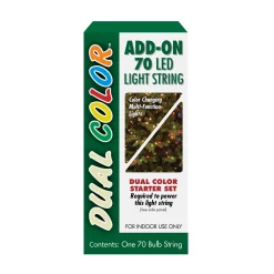 Christmas Land Christmas Tree Lights*70 Dual Colour Led Christmas Lights Add-On Set