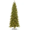 Christmas Land Pre-Lit Christmas Trees*7.5 Ft Feel Real Carrington Fir Slim Pre-Lit Artificial Christmas Tree