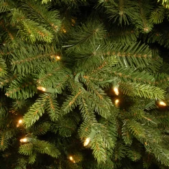 Christmas Land Pre-Lit Christmas Trees*7.5 Ft Feel Real Carrington Fir Slim Pre-Lit Artificial Christmas Tree