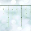 Christmas Land Outdoor Christmas Lights*50 Icicle Xp Led Ice White Christmas Lights