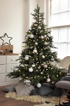 Christmas Land Christmas Tree Lights-120 Led Warm White 3 Size Cherry Christmas Lights