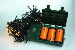 Christmas Land Outdoor Christmas Lights*Battery Powered Warm White Led Christmas Lights