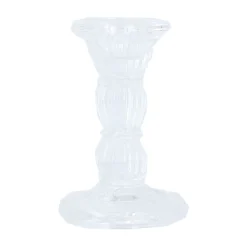 Christmas Land Room Decor*Clear Glass Candle Holder