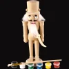 Christmas Land Nutcrackers*20Cm Diy Nutcracker With Brush And Paint