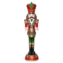 Christmas Land Nutcrackers*153Cm Led Burgundy Nutcracker