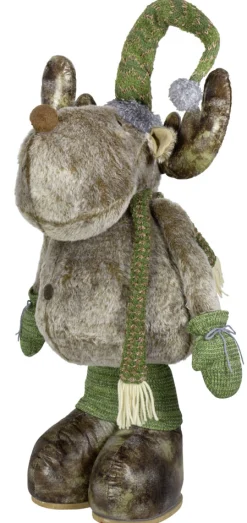 Christmas Land Christmas Gnomes & Santa-80Cm Moose With Extendable Legs