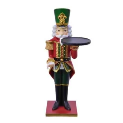Christmas Land Nutcrackers*35Cm Nutcracker With A Serving Plate