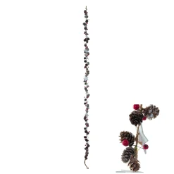 Christmas Land Garlands Pre-Lit-150Cm Pinecone Garland With Led