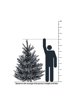 Christmas Land 6Ft & 7Ft Artificial Christmas Trees (Un-Lit)*7Ft Dunhill Fir Artificial Christmas Tree