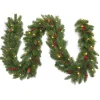 Christmas Land Garlands Pre-Lit-9Ft Everyday Collection Pre-Lit Christmas Garland With Pine Cones & Red Berries