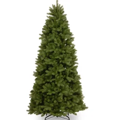 Christmas Land 6Ft & 7Ft Artificial Christmas Trees (Un-Lit)*7.5Ft Feel Real Newberry Spruce Slim Artificial Christmas Tree