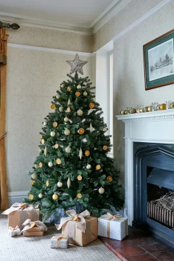 Christmas Land 8Ft & 9Ft Artificial Christmas Trees (Un-Lit)-9Ft Feel Real Newberry Spruce Artificial Christmas Tree