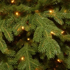 Christmas Land Pre-Lit Christmas Trees-9Ft Feel Real Vienna Fir Pre-Lit Artificial Christmas Tree