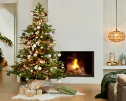 Christmas Land 8Ft & 9Ft Artificial Christmas Trees (Un-Lit)-8Ft Grandis Fir Artificial Christmas Tree