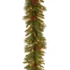 Christmas Land Garlands Pre-Lit*9Ft Pine Cone Pre-Lit Christmas Garland