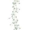 Christmas Land White, Blue & Silver: Frozen Lake*6Ft Silver Sparkle Pine Cone Christmas Garland