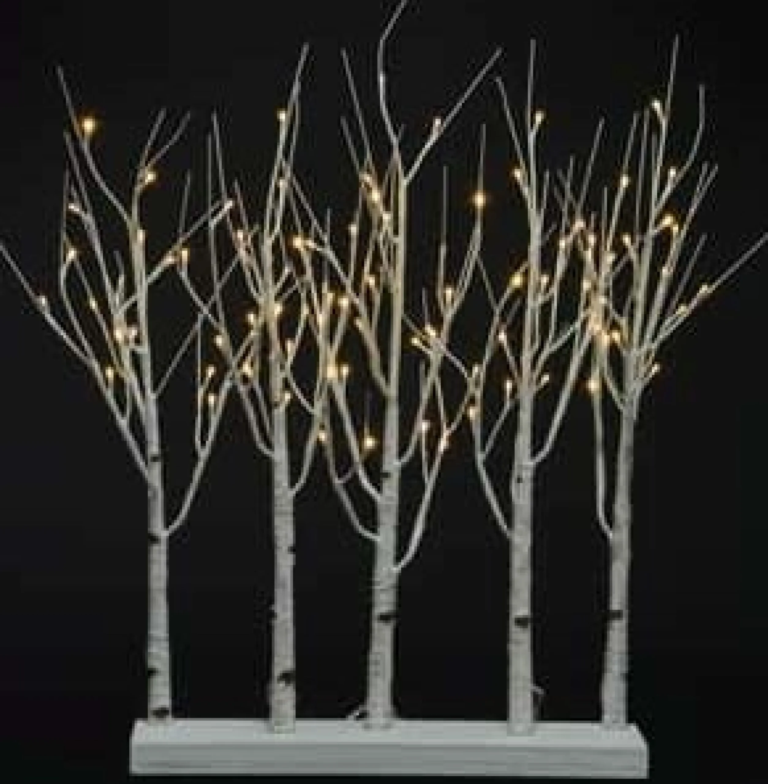Christmas Land Artificial Twig Led Christmas Trees*2.5Ft Twinklebirch Grove Led Christmas Trees