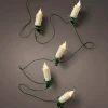 Christmas Land Christmas Tree Lights*Jumbo Candle Christmas Lights Warm White