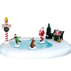 Christmas Land Lemax Christmas Scenes*Lemax North Pole Ice Follies *Collection Only*