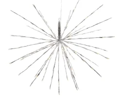 Christmas Land Indoor Decorative & Novelty Lights*Polestar Silver Flashing Led Christmas Light 70Cm